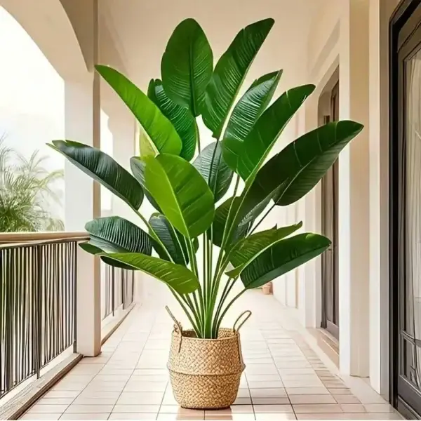 18 Leaves Large Tropical Palm Tree-Real Touch