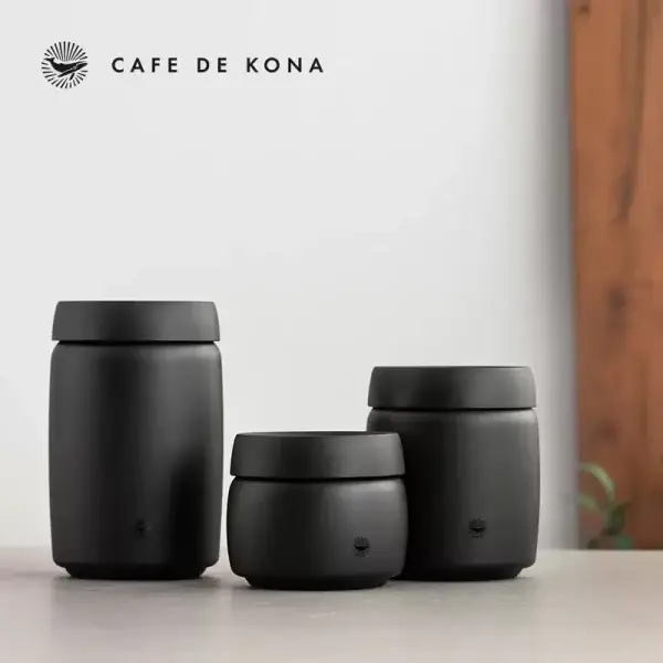 CAFEDE KONA Stainless Steel  Vacuum Sealed Canisters